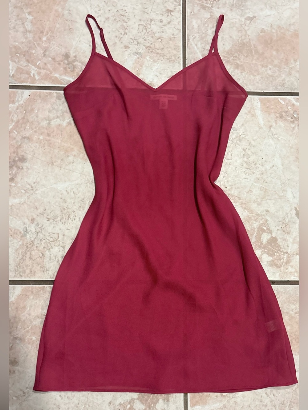 3/$25 pink lightweight semi sheer slip dress fairycore barbie 60s halloween
